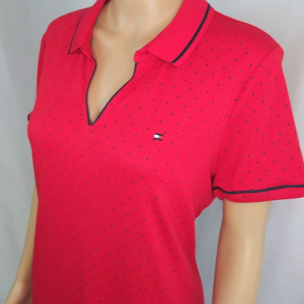 Tommy Hilfiger Womens XL Tunic Polka Dot Dress NWT